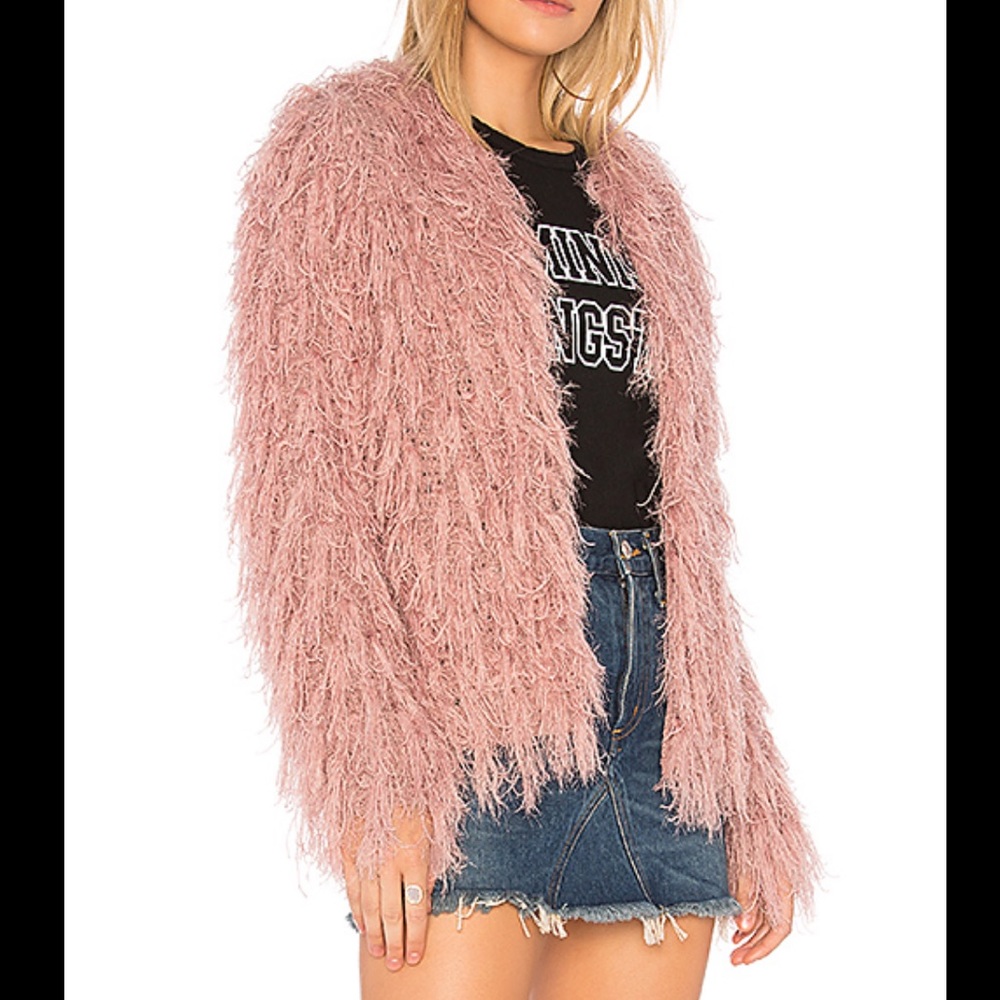 Revolve J.O.A shaggy cardigan